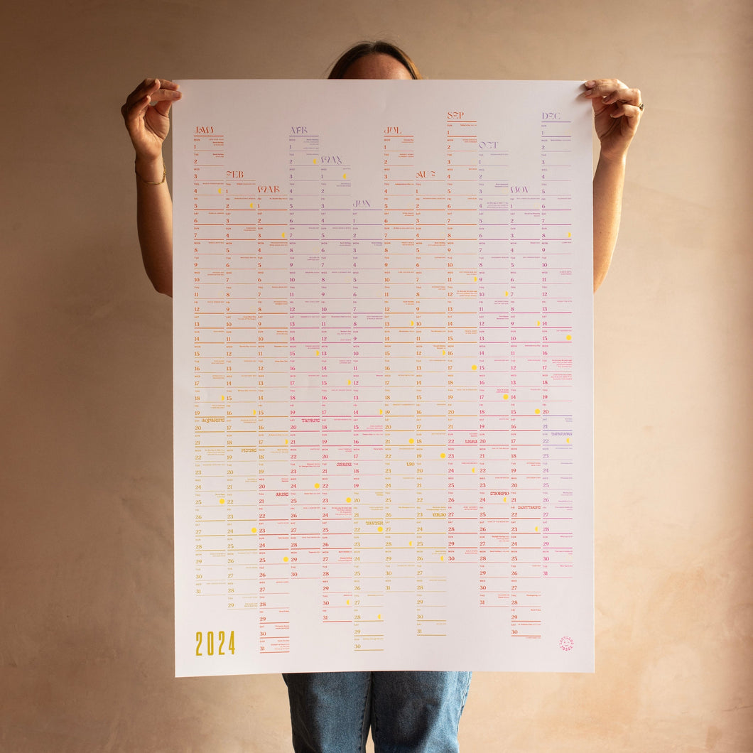 2024 Classic Wall Planner