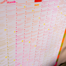 Load image into Gallery viewer, A1 kids 2025 calendar wall planner Ladyland Press
